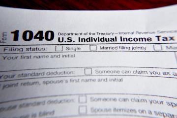 Form 1040, U.S. Individual Income Tax Return.